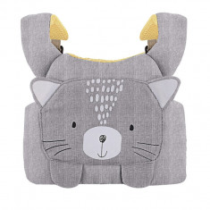 Ham de siguranta pentru copii KikkaBoo Cat Grey