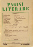 Revista Pagini literare nr.2/15 februarie 1936