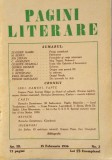 Revista Pagini literare nr.2/15 februarie 1936