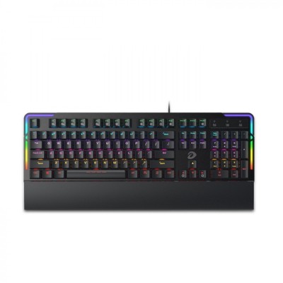 Tastatura Gaming Dareu EK815s, Conexiune USB, Iluminare RGB, Ergonomic, Suport detasabil foto