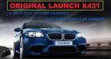 Tester auto profesional BMW, Aparat Original Launch X431 Update 10 ani