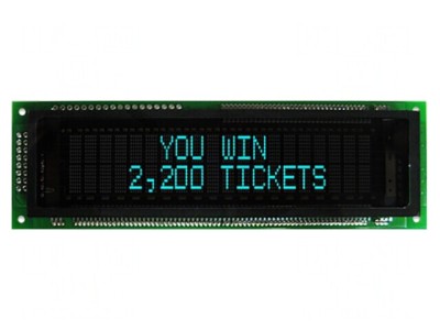 Afișaj VFD Alfanumeric 20x2 Verde foto