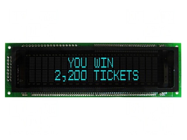 Afișaj VFD Alfanumeric 20x2 Verde