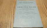 TABLOUL ARHITECTILOR DIPLOMATI Maestrii Constructori -1947, 28 p., Alta editura
