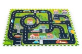 Covoraș Puzzle din Spumă Homelux Străzi Urbane 114x86 cm, 1 cm Grosime, EVA, +12 Luni, Certificat CE EN71