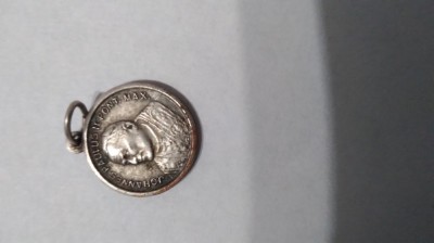 PANDATIV/MEDALIE JOHANNES PAULUS II PONT.MAX. 1,5CM ARGINT foto