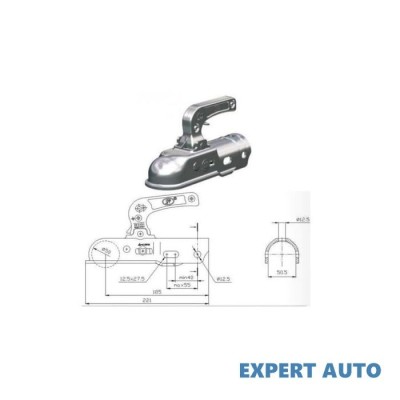 Cupla remorca rotunda cod:bc2300c Alta marca Alt model #7 foto