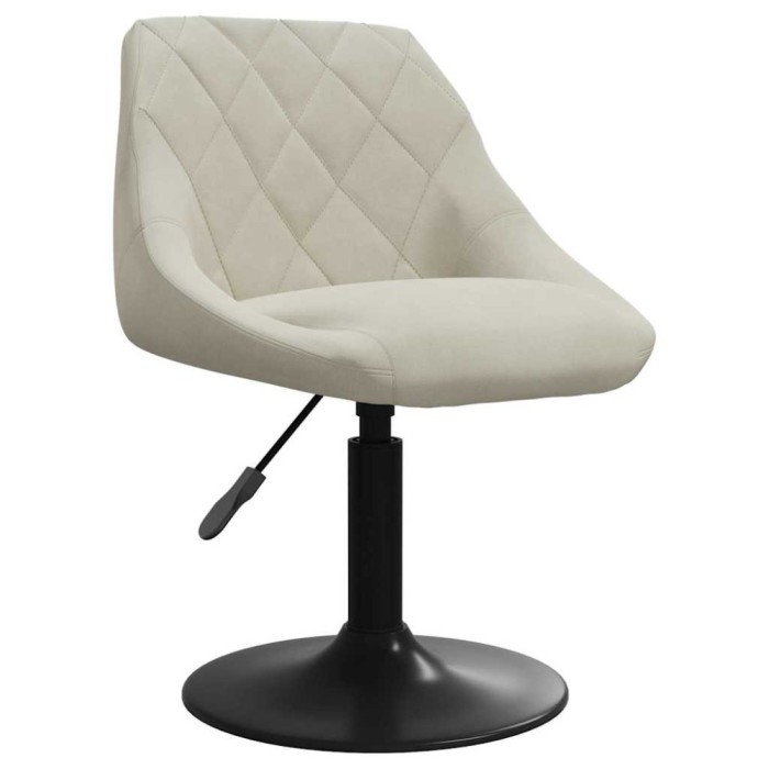 Scaun de bar, crem, catifea