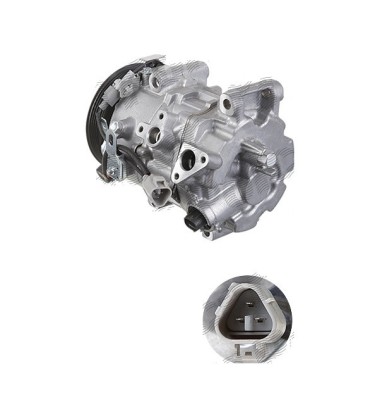 Compresor aer conditionat Toyota RAV-4 (XA40), 2013-2018, motorizare 2.5, 132kw, benzina; 2.5, /electric 147kw, benzina/electric, rola curea 125 mm, foto