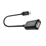 Adaptor Type-C la USB 2.0, 20cm - Fixed (FIXA-CTOA-BK) - Black