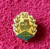 Insigna - AUTO Transport - 50 de ani