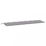 Cumpara ieftin Perna de banca de gradina, gri, 200x50x7 cm, textil oxford