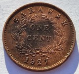 517. Moneda Sarawak 1 cents 1927