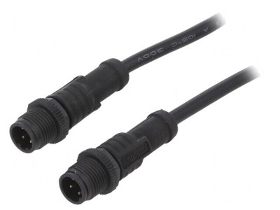 Cablu Senzori Automatizări 4 PIN M12-M12 0.5m Mufă foto
