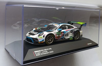 Macheta Porsche 911 GT3 R KUS ADAC GT-Masters 2020 - IXO Premium 1/43 foto
