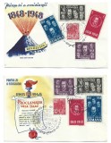 ROMANIA 1948 REVOLUTIA FDC