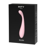Vibrator INTY TOYS BLUSH, pentru stimularea punctului G, 10 funcții de vibrații ultra-puternice, rezistent la apă IPX7, 18 cm, roz