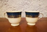 2 CEȘCUȚE DIN PORȚELAN FIN ENGLEZESC- MARCAJ PLANT TUSCAN CHINA- MADE IN ENGLAND