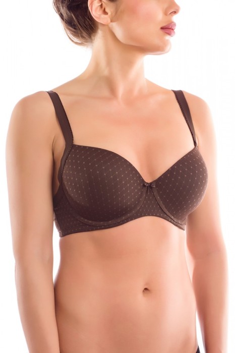 BeD12 Sutien Lovely Day cu burete si model cu buline