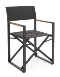 Cumpara ieftin Set 2 scaune gradina gri antracit Lagun 51x54x86 cm