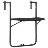 Gossi masa balcon suspendata negru 60x64x83,5 cm plastic aspect ratan