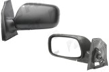 Oglinda exterioara Toyota Corolla (E12) 01.2002-12.2003 Partea Dreapta Crom Convex Electrica Fara Incalzire, carcasa neagra cu primer, 3 pini, conect