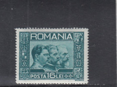 ROMANIA 1932 LP 92 EFIGIA CELOR 3 REGI MNH foto