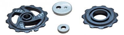 5.0 Rear Derailleur Pulley Assy - Silver-Black Ultimate FactoryBikes foto