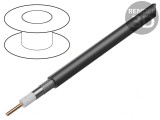 Cablu coaxial RG6 100m negru