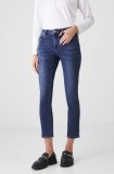 Medicine jeans femei, culoarea bleumarin