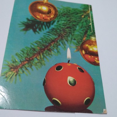 CARTE POSTALA FELICITARE CIRCULATA foto