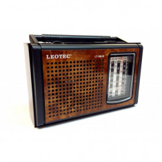 Radio Leotec LT-30lw cu 8 benzi radio,alimentare 220v si baterii