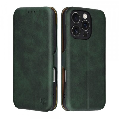 Husa pentru Apple iPhone 16 Pro Max, Techsuit, Safe Wallet Plus, Verde foto