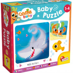 Puzzle baby, Lisciani, Animalute din mare, 24 piese