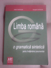 Limba romana , o gramatica sintetica , pentru invatamintul preuniversitar foto