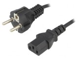 Cablu Alimentare 1.8m IEC C13 PVC 3x0.75mm2