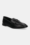 Answear Lab mocasini femei, culoarea negru, cu toc plat