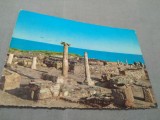 CARTE POSTALA -DOBROGEA RUINELE CETATII ANTICE HISTRIA CIRCULATA