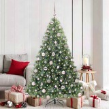 VidaXL Brad de Crăciun artificial cu 300 LED Verde 180 cm PE și PVC 3397850