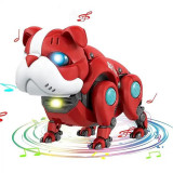 Caine robot pentru copii, ABS, Functie sunetelumini, 3 an+, Multicolor