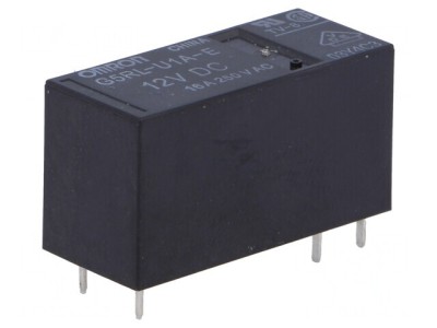 Releu Electromagnetic SPST 12VDC 16A foto