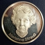 (A120) MEDALIE DIN ARGINT GERMANIA - MARIANNE STRAUSS - FEMEIE EVREICA DEPORTATA DE GESTAPO, ARGINT 999, PROOF, Europa