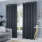 Draperie tip tesatura in cu inele auriu antic, Madison, 250x265 cm, densitate 700 g/ml, Faddei, 1 buc