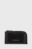 Michael Kors portofel barbati, culoarea negru