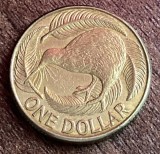 C50 - Moneda foarte veche - Noua Zeelanda - 1 dolar - 1990