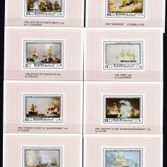 DB1 Pictura Vase Corabii Marina Manama 8 SS de lux MNH