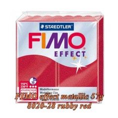 FIMO Effect 57g Roșu carmin murdar Metallic