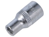 Cap tubular 6-puncte 5mm 1/4 crom GEDORE, oțel scule profesional