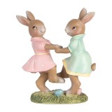 Cumpara ieftin Figurina Iepurasi Paste polirasina multicolora 8x3x8 cm