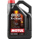 Ulei motor sintetic Motul 8100 X-Clean C3 5W40, 5L. Aprobari: BMW LL-04, MB 229.51, VW 502/505/505.01, Porsche A40, Renault RN0710/0700, GM dexos2